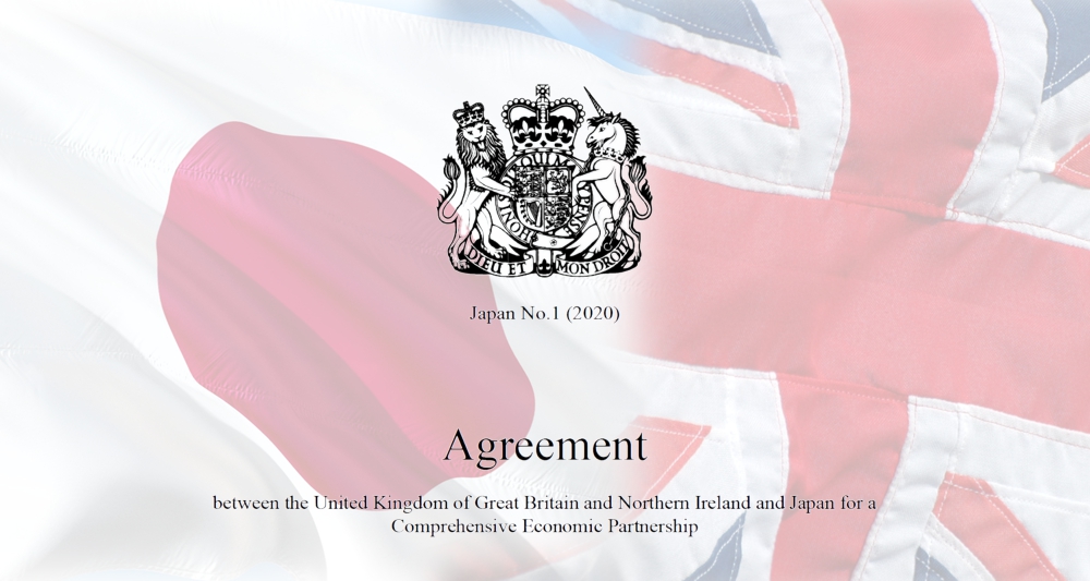 Agreement between the United Kingdom of Great Britain and Northern Ireland and Japan for a Comprehensive Economic Partnership