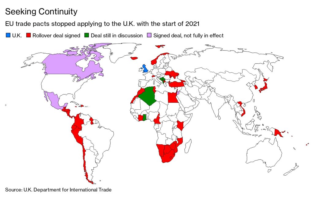 Continuity locations: map of UK continuity agreements, by Bloomberg
